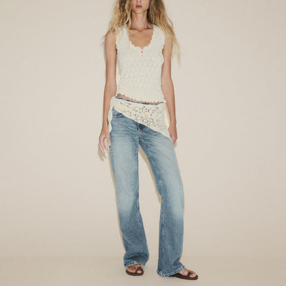 Dames Jean large Chic und Stil