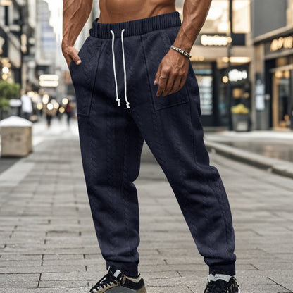 Comfortable training pants for men with side pockets and drawstring Chic and Style
