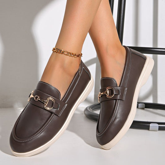 Bottines élégantes pour femmes avec détail de boucle à la mode Chic und Stil