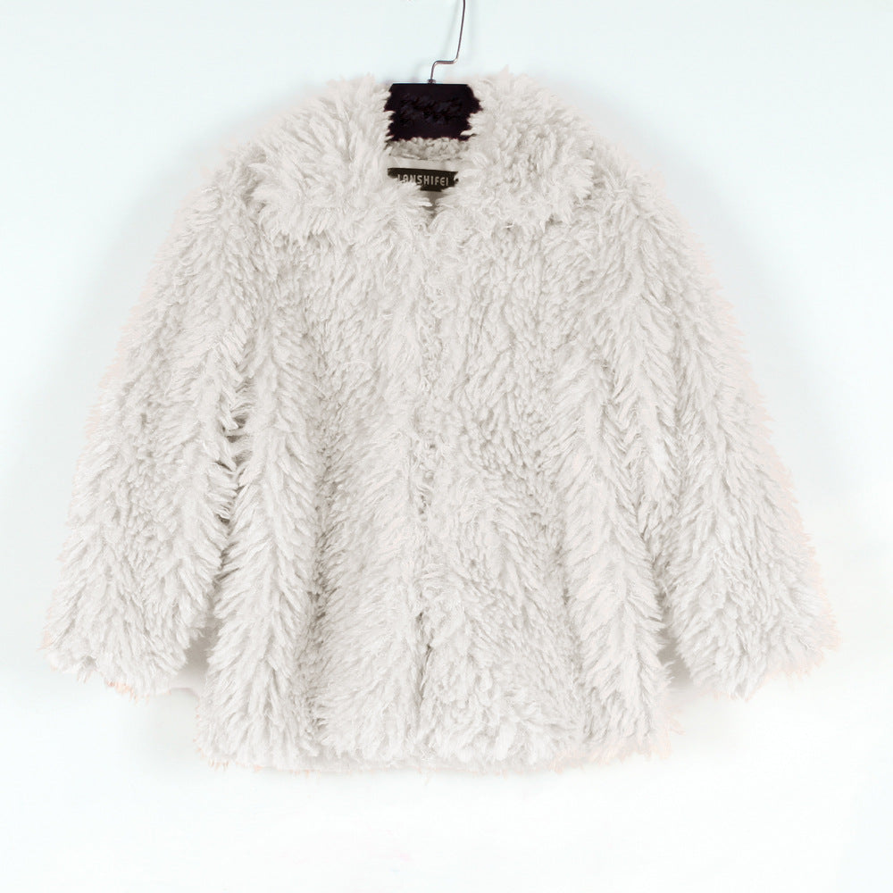 Ladies Plush Oversized Pullover Chic and Style