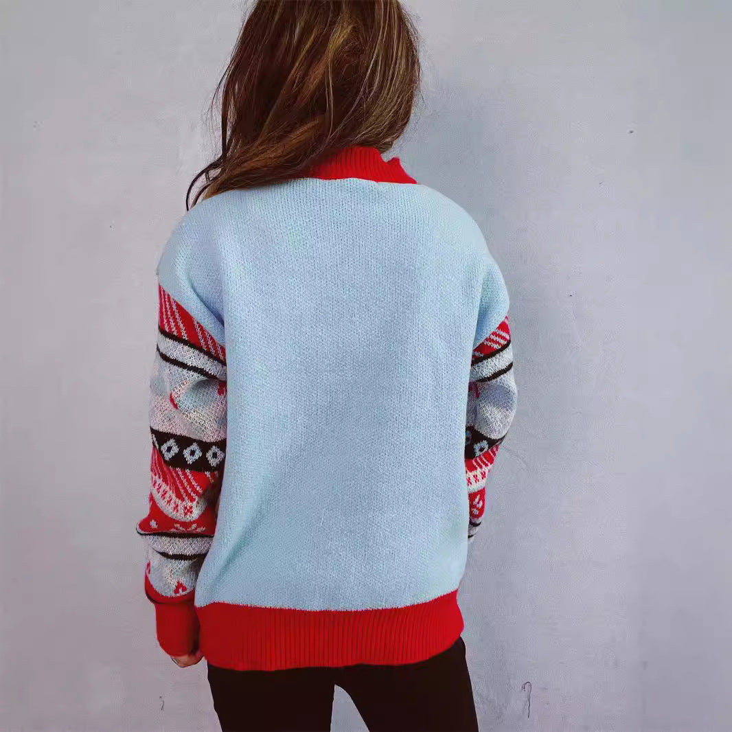Pull femme de Noël avec motif festif et matériaux de haute qualité Chic und Stil