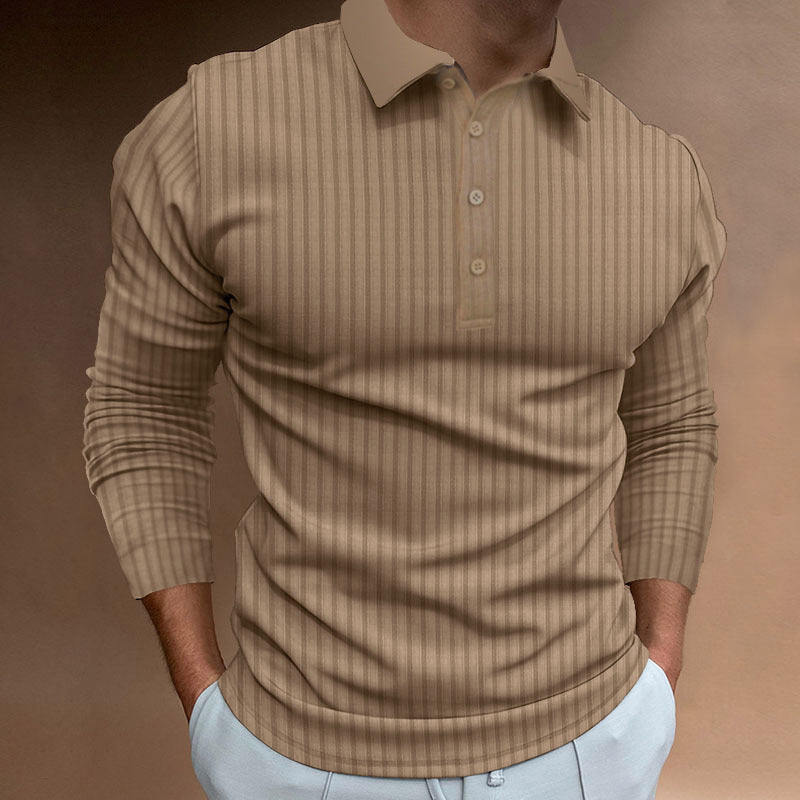 Men's Long Sleeve Polo Chic and Style