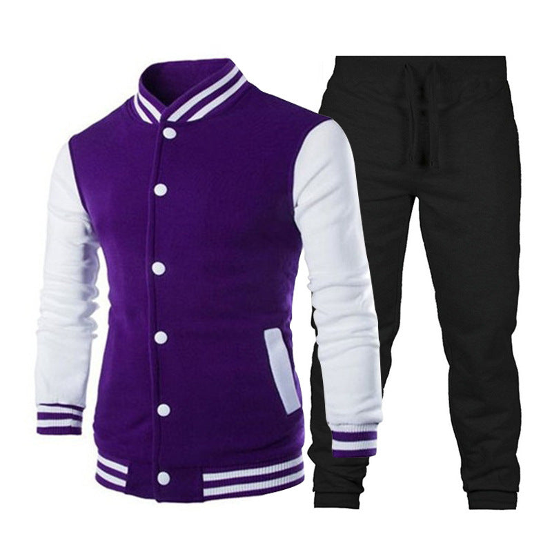 Men's sports training suit with jacket and jogger pants Chic and Style