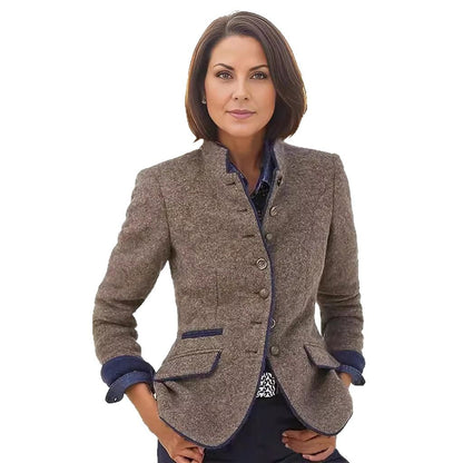 Dames élégante veste en laine Chic und Stil