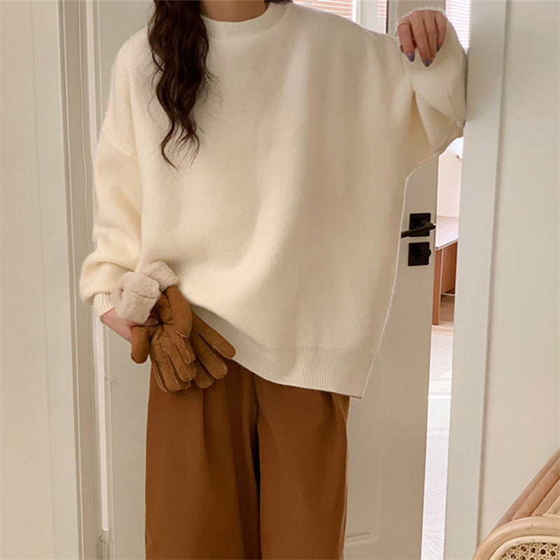 Pull décontracté pour femmes en style surdimensionné Chic und Stil