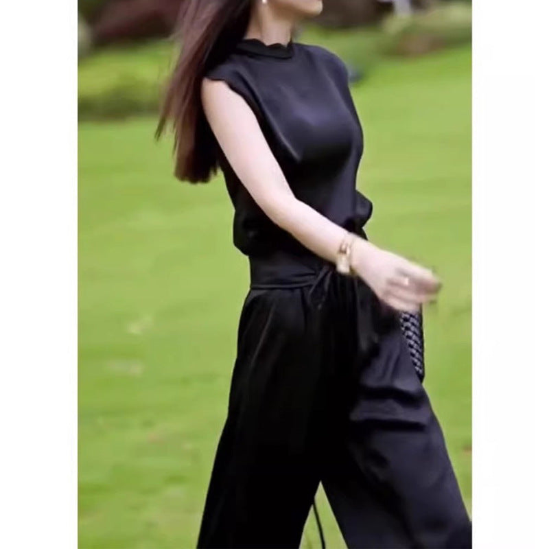 Robe Maxi Élégante à Col Montant pour Femme Chic und Stil