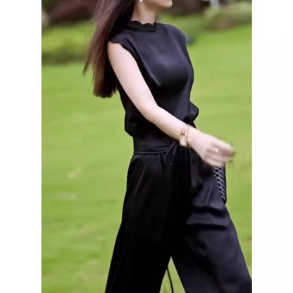 Robe Maxi Élégante à Col Montant pour Femme Chic und Stil