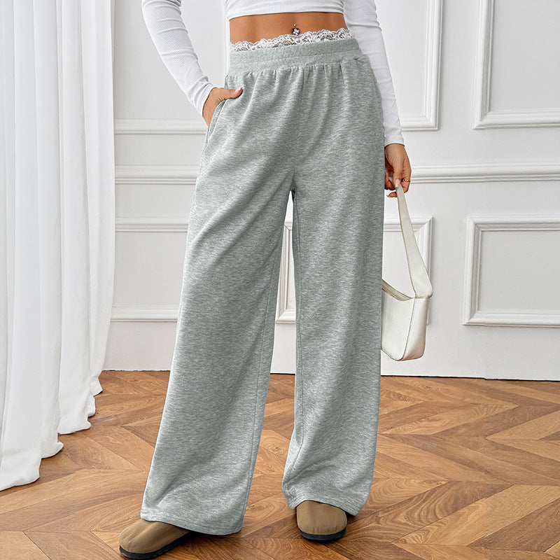 Women Comfortable and Casual Long Pants with Elastic Waist Chic and Style