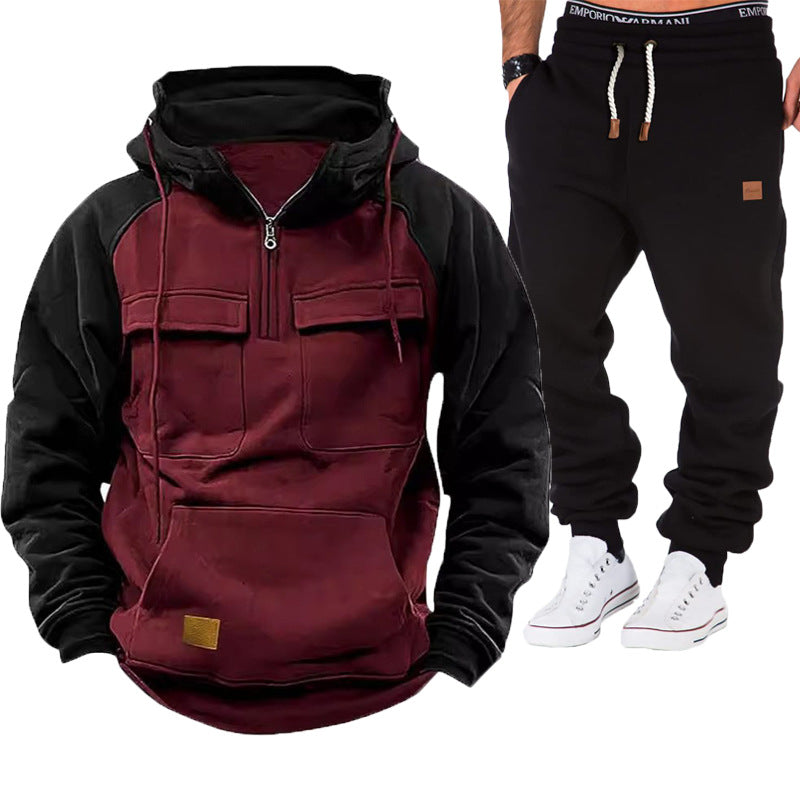 Functional sweater for men with practical pockets Chic and Style
