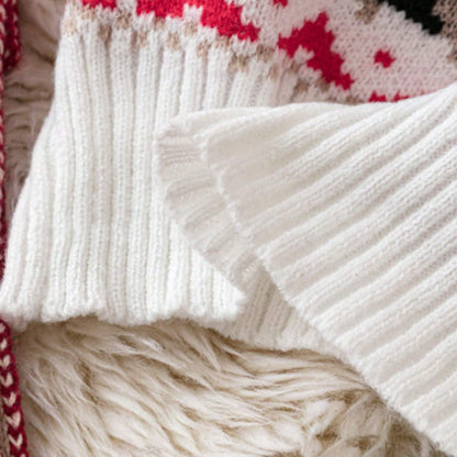 Dames Gilet à motif de Noël Chic und Stil