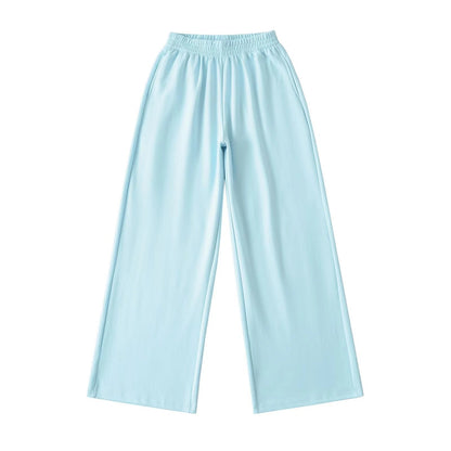 Wide jersey pants for women with elastic waist Chic und Stil