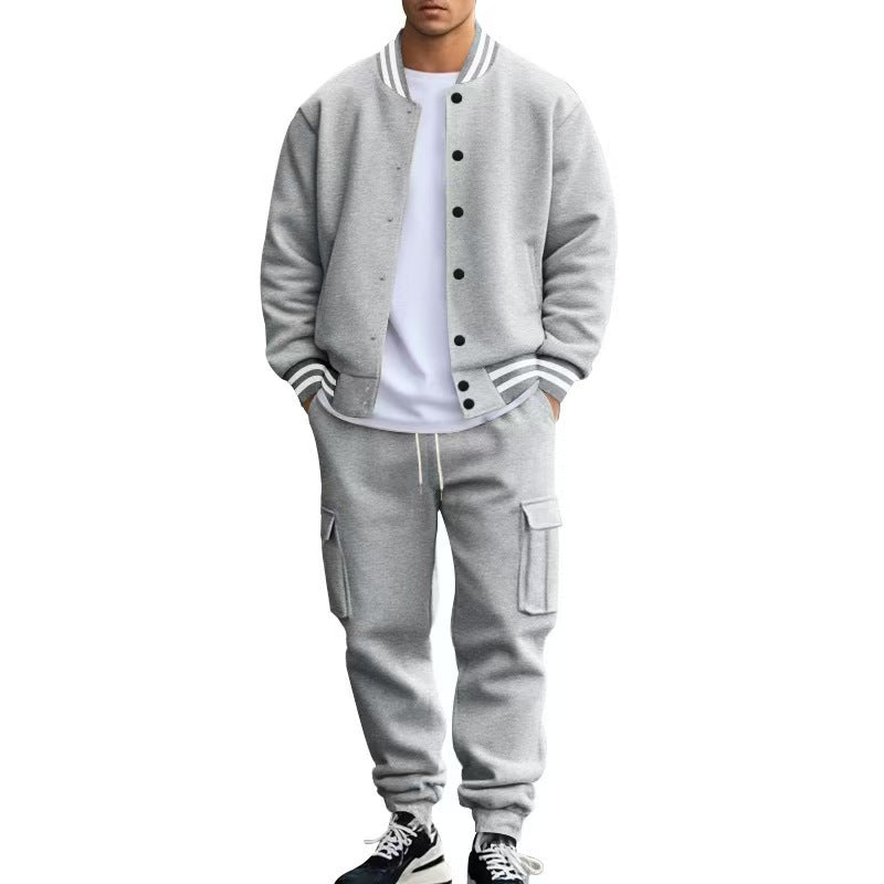 Chic and Stil men's sweater and jogger pants set, comfortable and stylish.