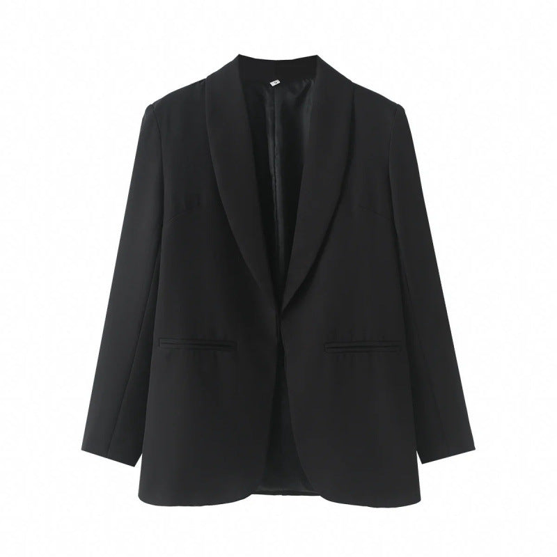 Dames blazer élégant avec coupe unique et poches Chic und Stil