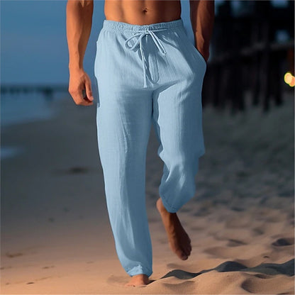 Breathable beach pants for men with adjustable belt Chic and Style