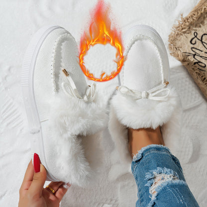 Dames Fleece doublé baskets Chic und Stil