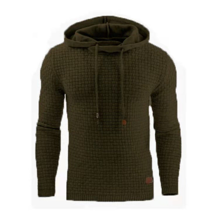 Sweat à capuche pour hommes au design structuré moderne Chic und Stil