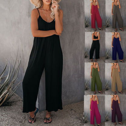 Dames Élégant Combinaison Sans Manches Chic und Stil