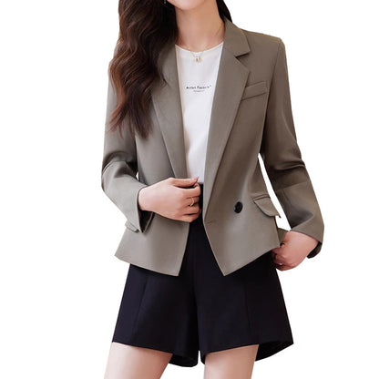 Blazer pour femmes à double boutonnage ajusté Chic und Stil 1750847348