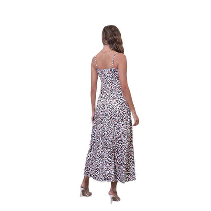 Femmes Élégant Maxi Slip Robe Chic und Stil