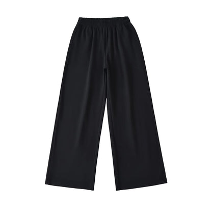 Wide jersey pants for women with elastic waist Chic und Stil