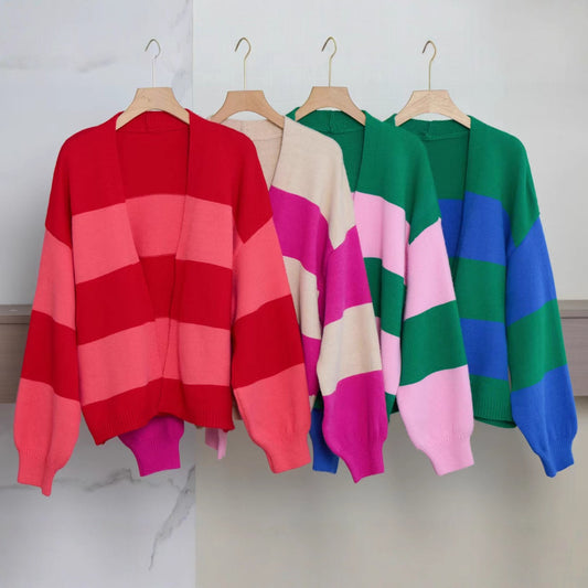 Cardigan décontracté pour femmes avec des manches volumineuses Chic und Stil
