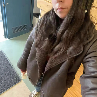 Dames élégante veste oversized avec doublure douce et structure raffinée Chic und Stil