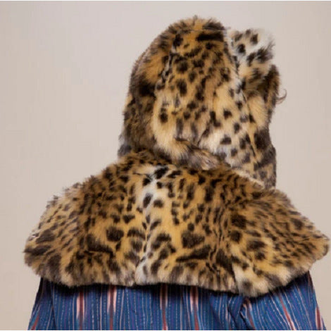 Men's Plush Hooded Cape Chic and Style