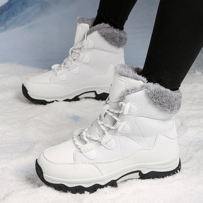 Bottes d'hiver thermo pour femmes avec doublure isolante et semelle antidérapante Chic und Stil