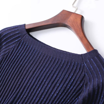 Ensemble de robe tricoté élégant pour femme Chic und Stil