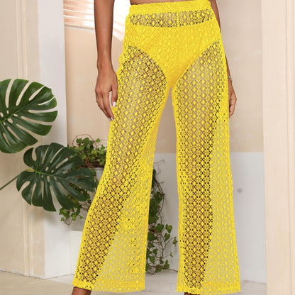 Women Crocheted Beach Pants Loose Chic and Style