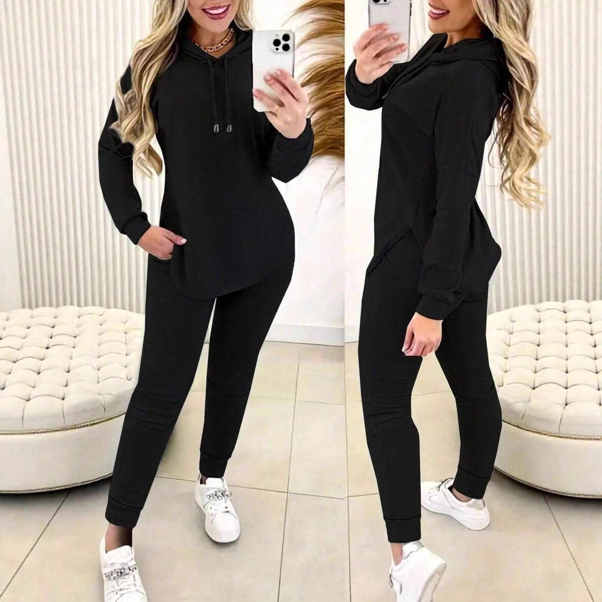 Women's sporty leisure set with hoodie and comfortable jogging pants Chic and Style