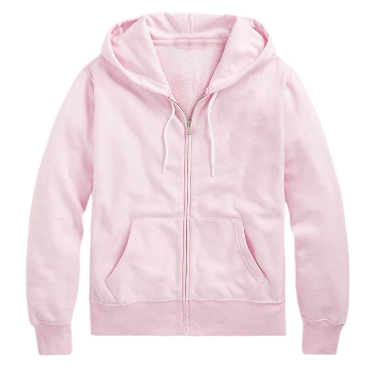 Dames décontracté Zip-Hoodie avec une grande capuche et des poches pratiques Chic und Stil