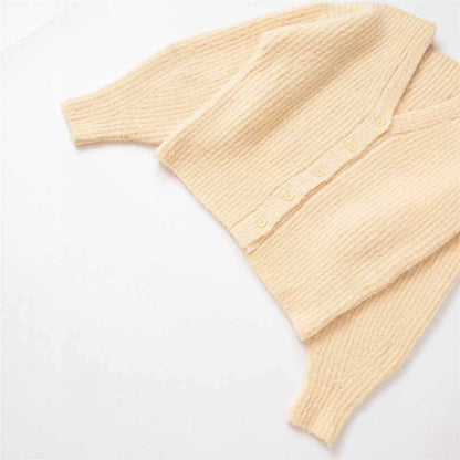 Dames cardigan tricot confortable avec des détails de bouton classiques Chic und Stil