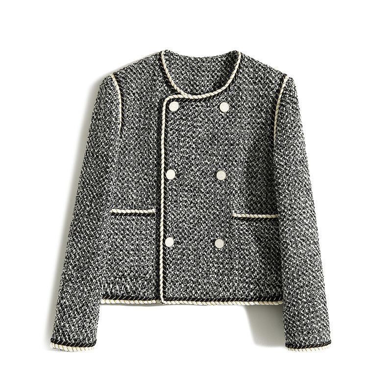 Veste femme texturée à double boutonnage Chic und Stil