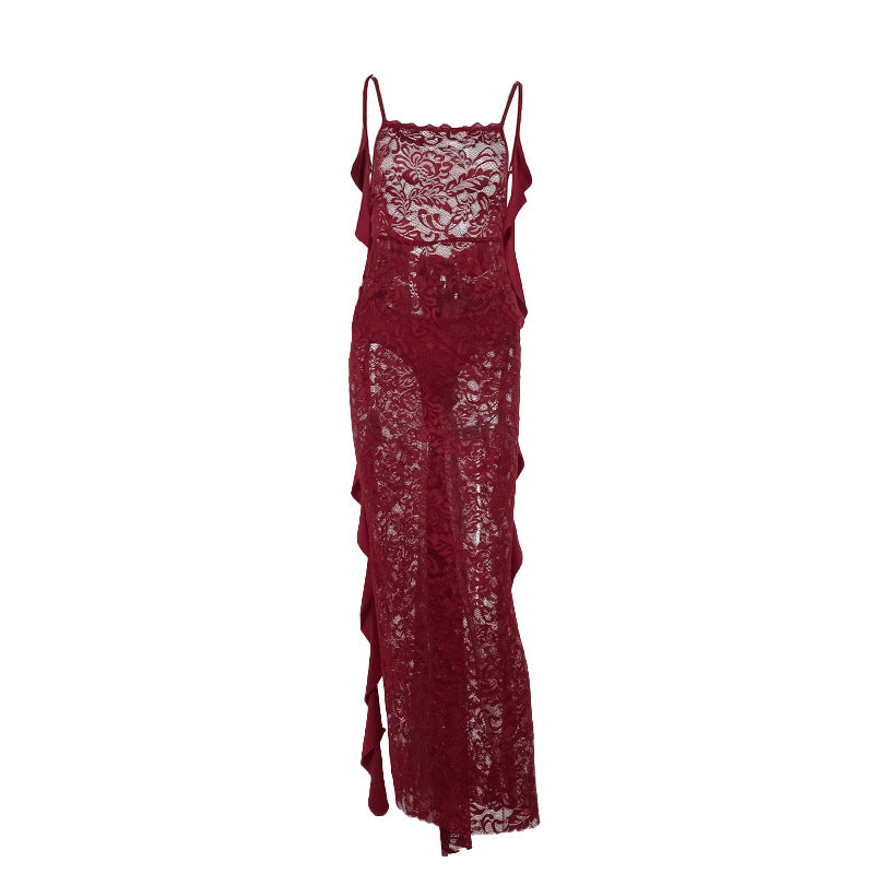 Robe de soirée pour femmes avec des accents en dentelle Chic und Stil