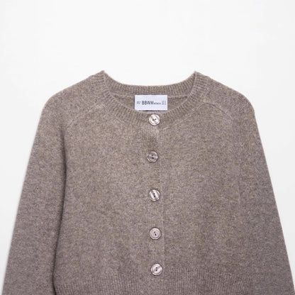 Dames gros cardigan Chic und Stil