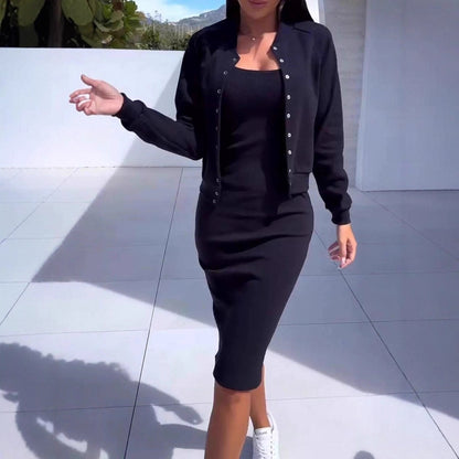 Tenue sportive pour dames avec veste décontractée et robe Chic und Stil