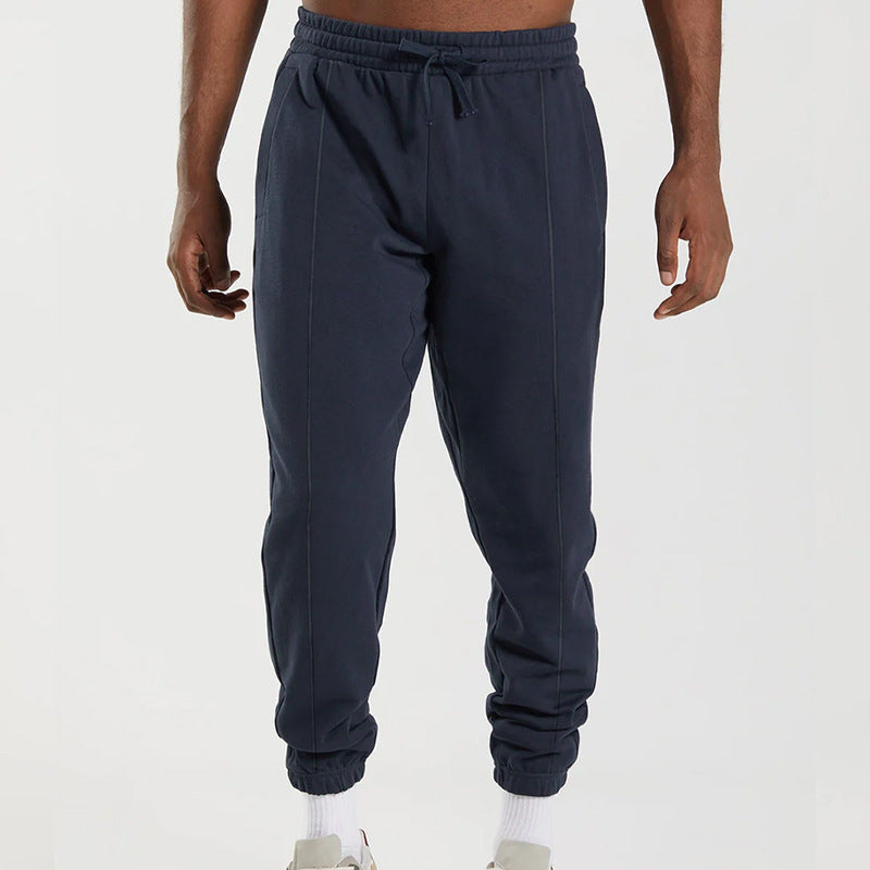 Men's comfortable leisure jogging pants with elastic waistband and side pockets Chic and style