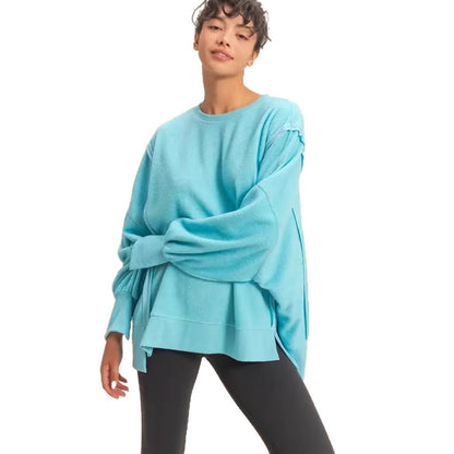 Dames Pull oversized confortable et stylé avec coupe ample Chic und Stil