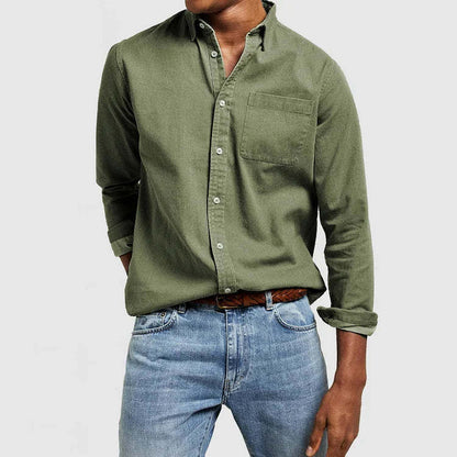 Chemise décontractée pour hommes en tissu coton léger Chic und Stil