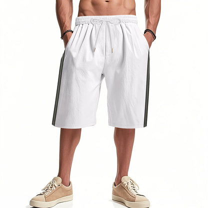 Shorts bermuda sportives pour hommes avec taille élastique et poches latérales Chic und Stil