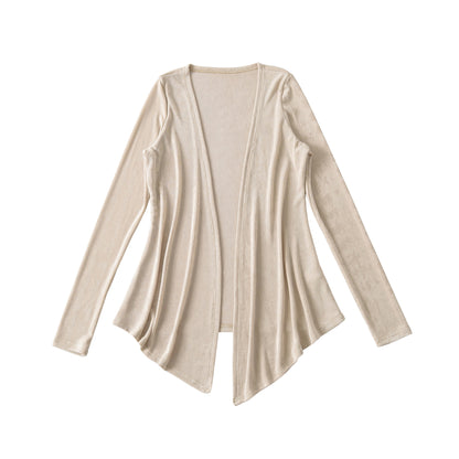 Dames élégant, cardigan asymétrique Chic und Stil