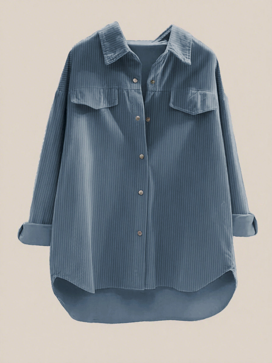 Chemise oversize décontractée pour femmes avec de larges rayures Chic und Stil