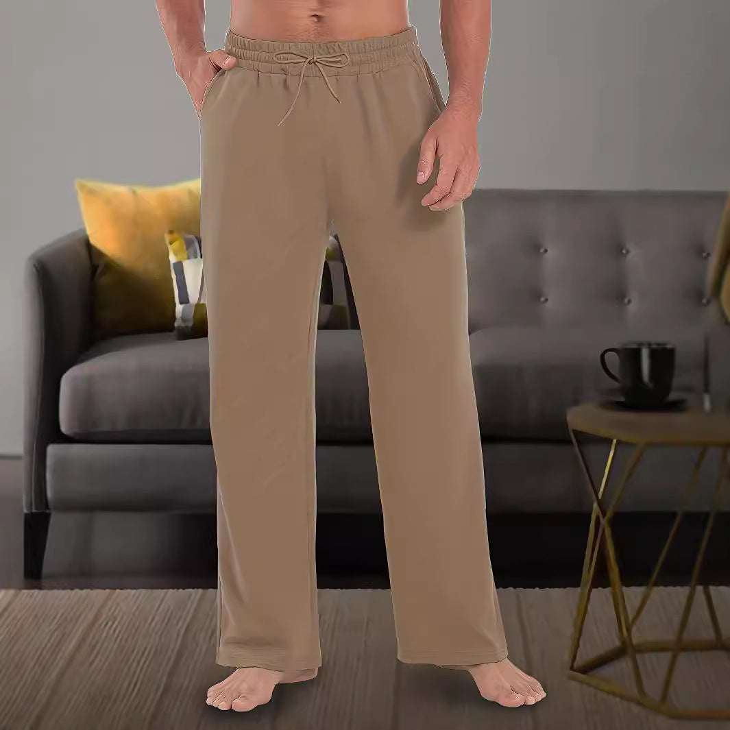 Comfortable casual pants for men with an adjustable waist and side pockets Chic and Style