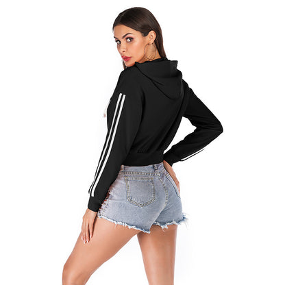 Dames Pull à Capuche Sportif Chic und Stil