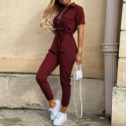 Chic and Stylish Women's Utility Jumpsuit