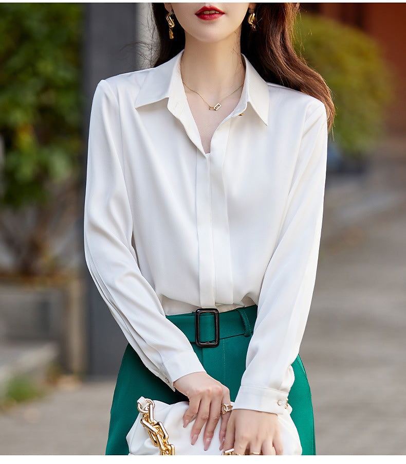 Chemisier classique à boutons Chic und Stil pour femmes