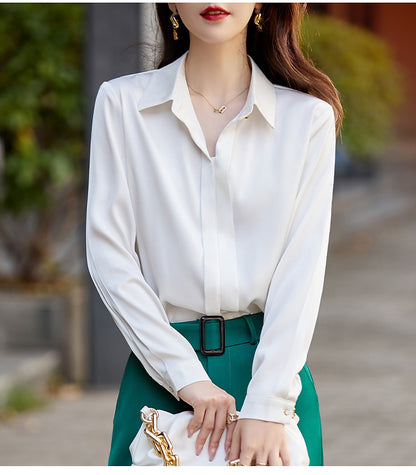 Chemisier classique à boutons Chic und Stil pour femmes