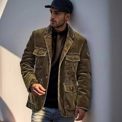 Dames Cord Blazer Chic und Stil