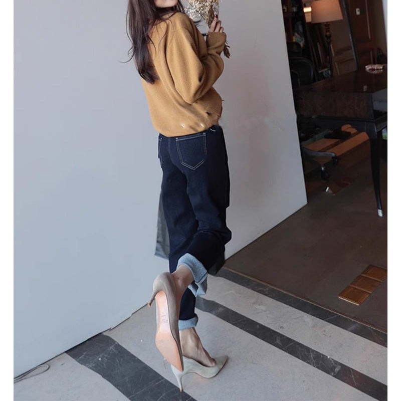 Women's Cashmere Soft Cardigan Chic und Stil